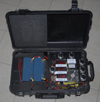 Uninterupted Power System (3)Banks 18 Amp hours